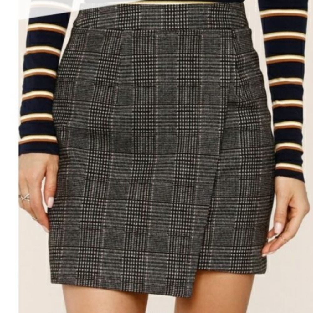 NWT Heartloom Plaid Skirt